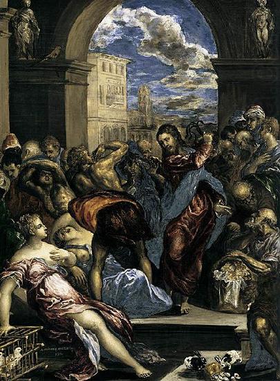 The Purification of the Temple, El Greco